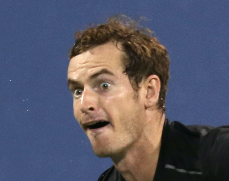 Illustration for article titled Here Are 7 Faces Andy Murray Made Last Night